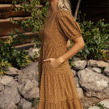 The Aura Button Dress