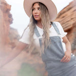 Jovi Denim Overall Dress | Milk & Baby