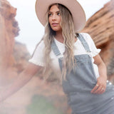 Jovi Denim Overall Dress | Milk & Baby