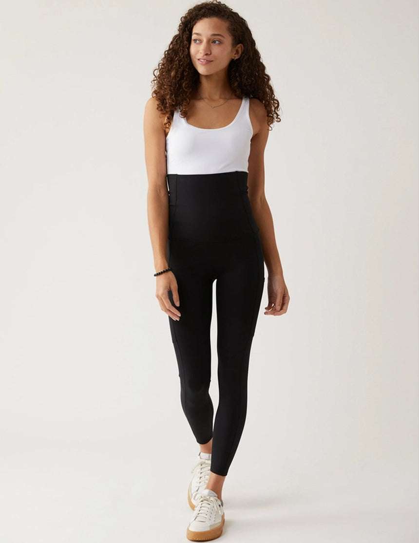 Resilience | 7/8 Performance Maternity & Postpartum Leggings | Onyx | Milk & Baby