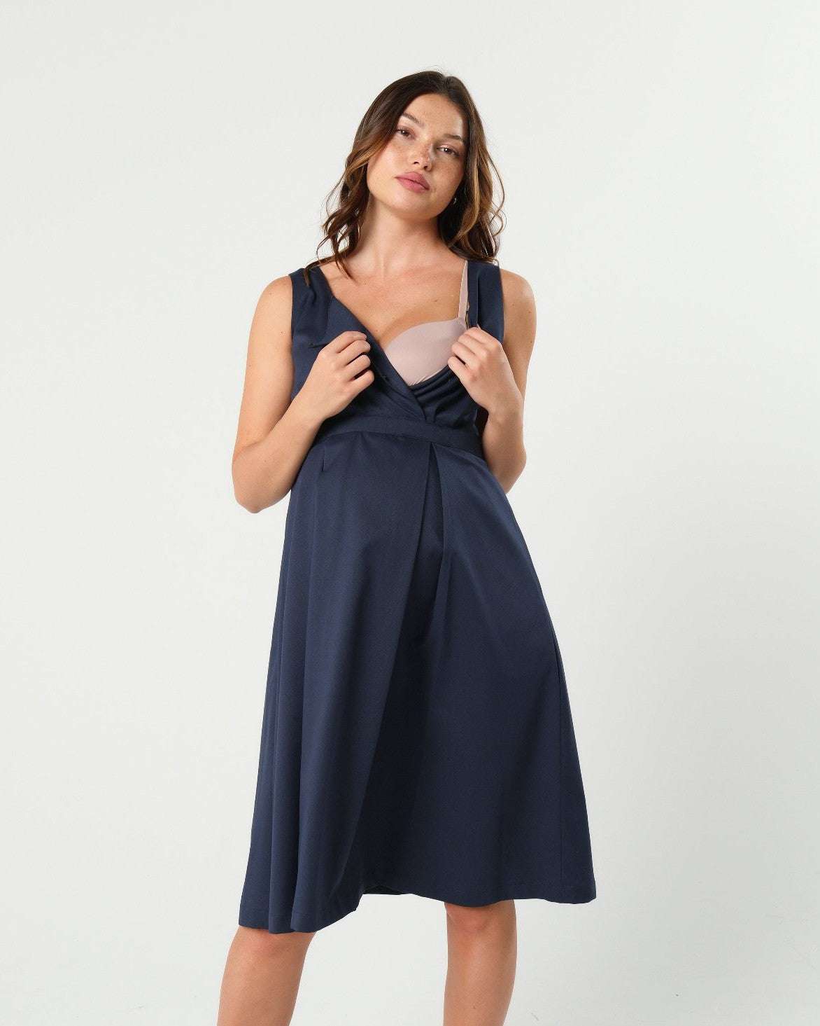 INTO THE BLUE Maternity & Nursing Dress | Milk & Baby