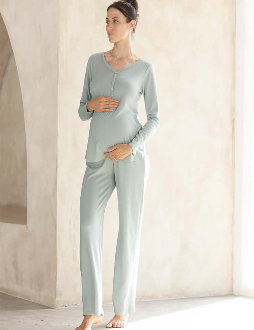 Amira 2-piece Maternity & Nursing Pajamas | Milk & Baby