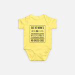 Eat At Moms Baby One Piece | Milk & Baby