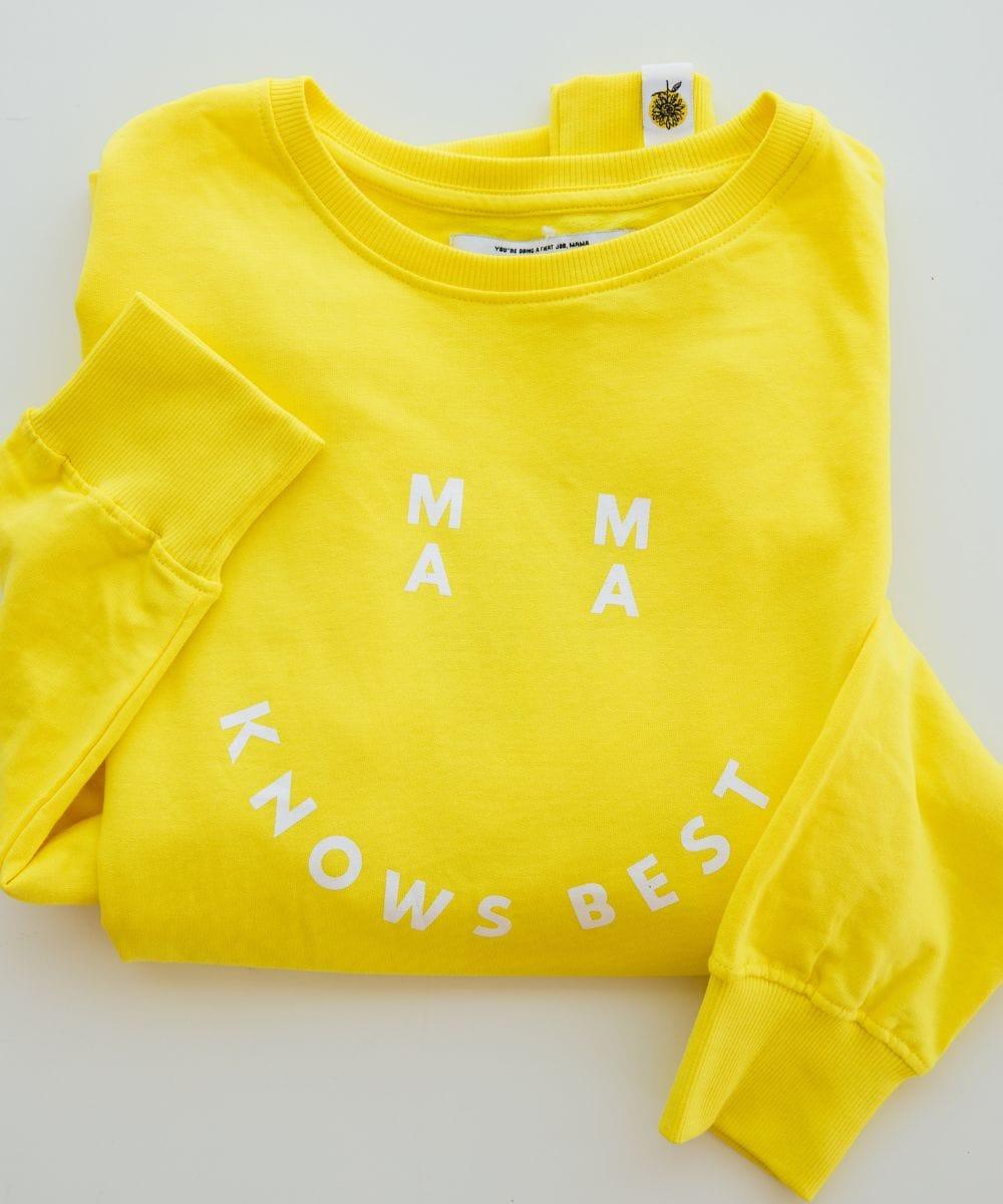 Smiley Mama Knows Best Sweatshirt | Milk & Baby