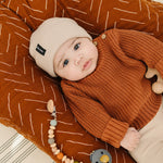 Oatmeal Mebie Baby Beanie | Milk & Baby