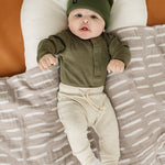 Green Mebie Baby Beanie | Milk & Baby
