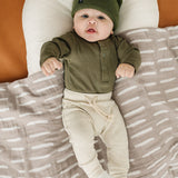 Green Mebie Baby Beanie | Milk & Baby