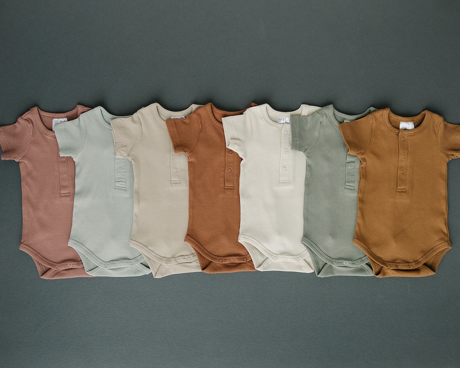 Dusty Rose Organic Cotton Ribbed Snap Bodysuit | Milk & Baby