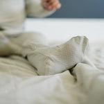 Oatmeal Bamboo Footed Zipper | Milk & Baby