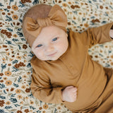 Mustard Bamboo Head Wrap | Milk & Baby
