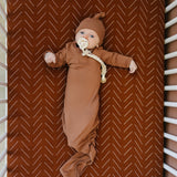 Rust Bamboo Knot Gown | Milk & Baby