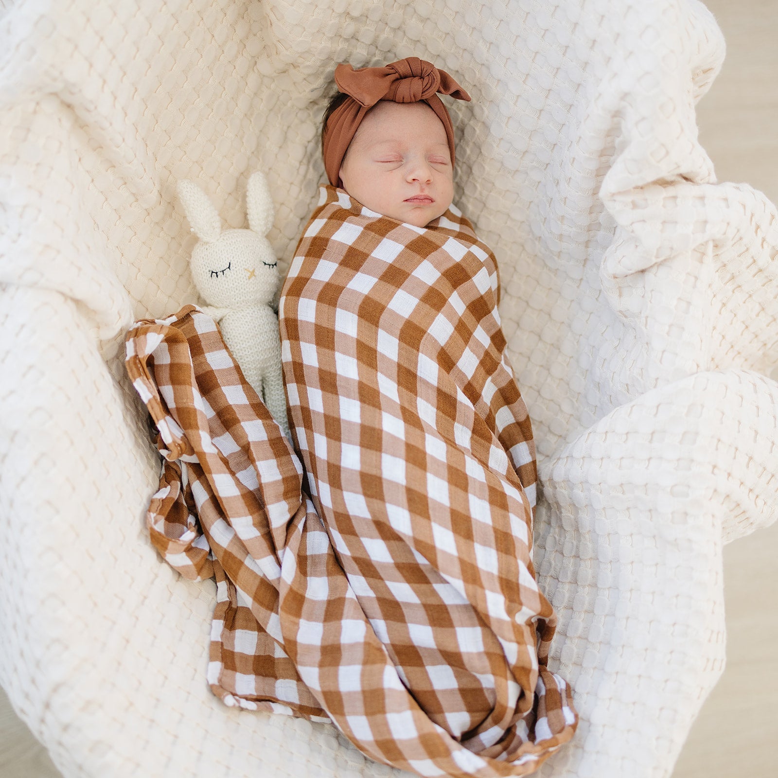 Rust Bamboo Head Wrap | Milk & Baby