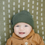 Green Mebie Baby Beanie | Milk & Baby