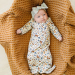 Sage Organic Cotton Ribbed Head Wrap | Milk & Baby