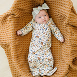 Sage Organic Cotton Ribbed Head Wrap | Milk & Baby