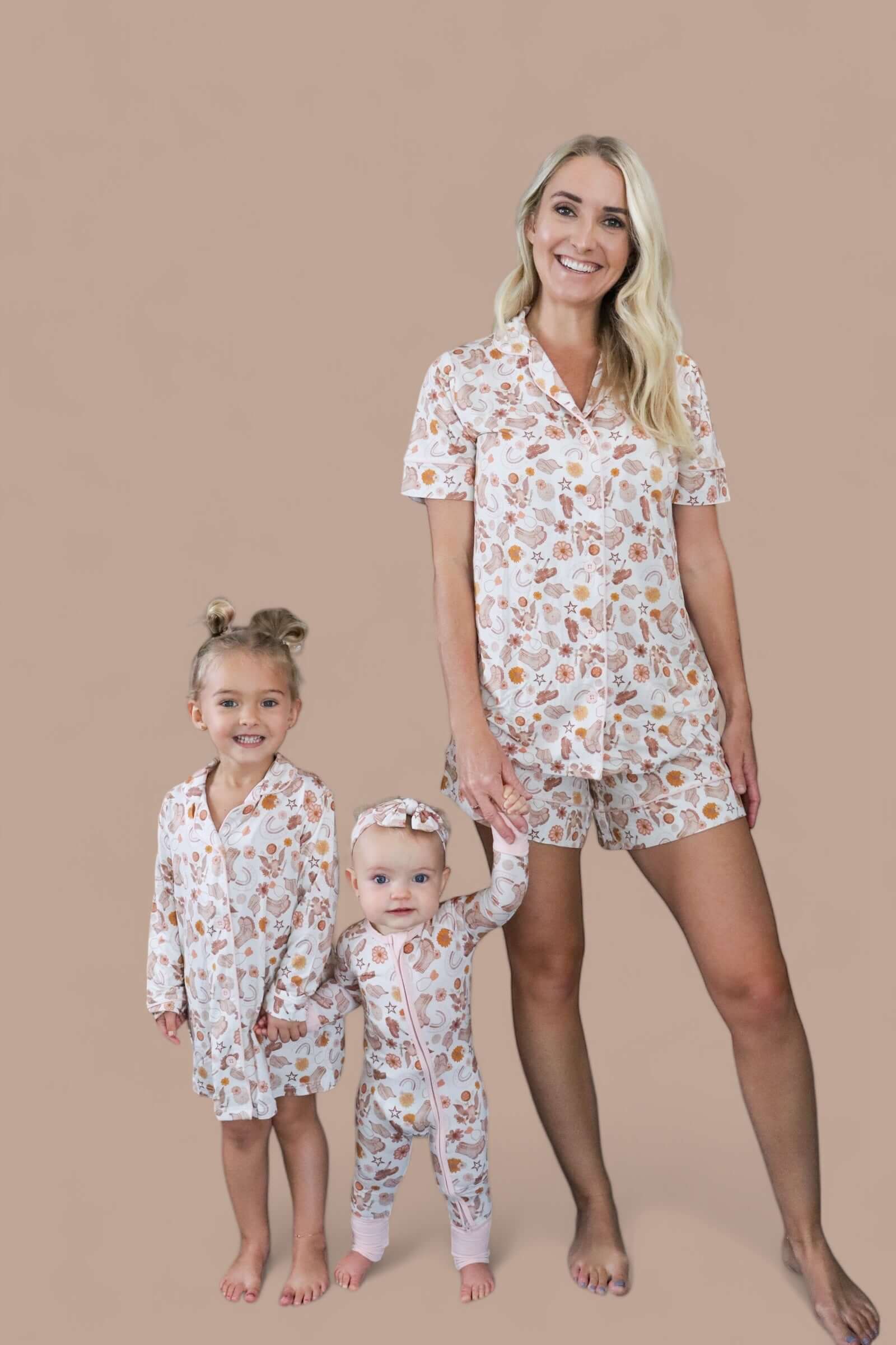 Flowers and Boots Dream Romper | Milk & Baby