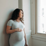 Everyday Breastfeeding Dress | Heather Gray