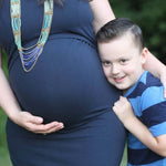 Little Breastfeeding Dress | Navy | Milk & Baby