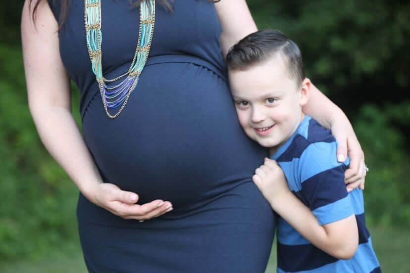 Little Breastfeeding Dress | Navy | Milk & Baby