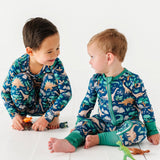 Arlo Dino | Bamboo One Piece Zip Pajama