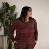Christmas Plaid | Women's Long Sleeve Bamboo Pajama