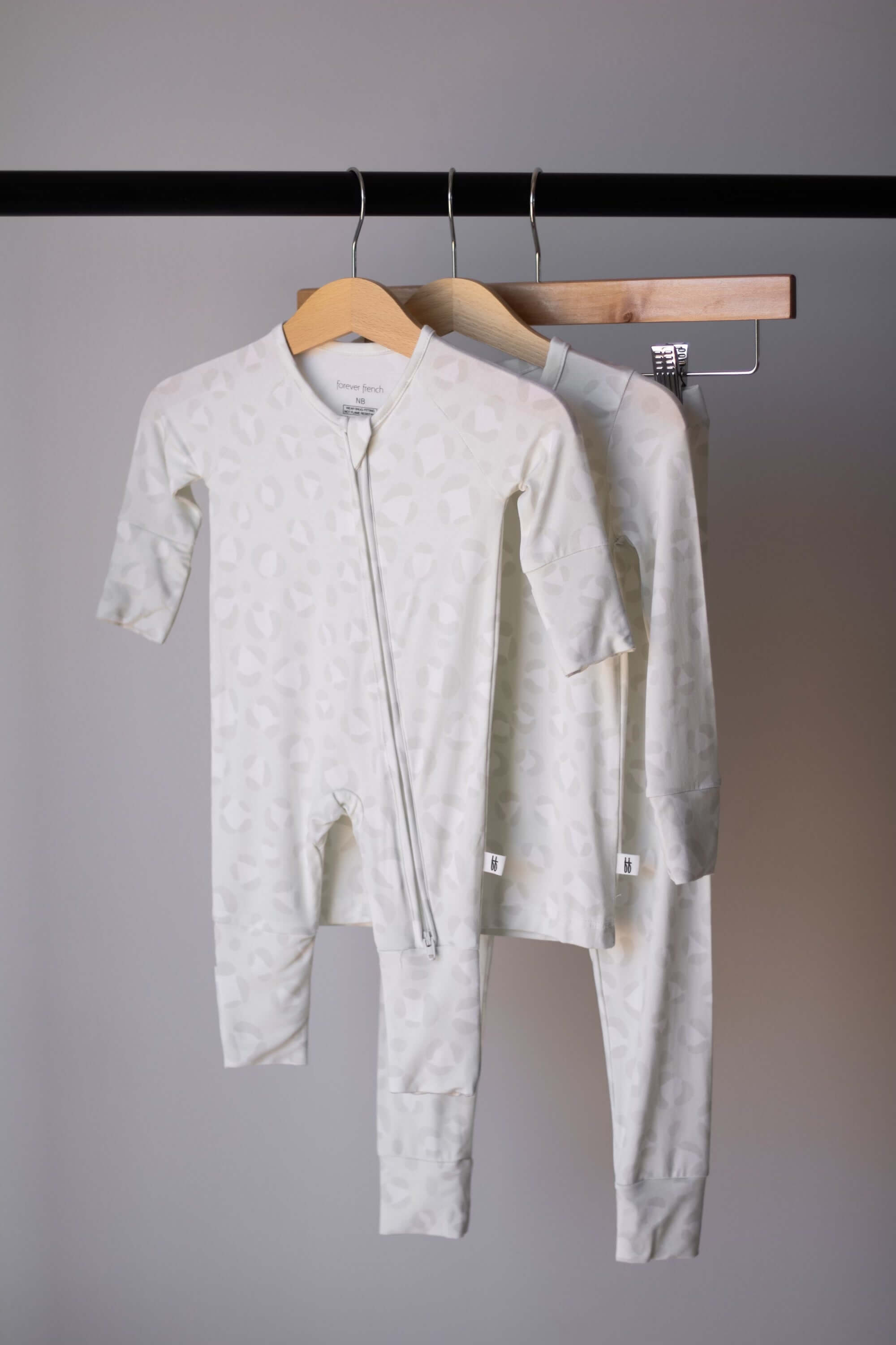 Meow | Bamboo Zip Pajamas | Milk & Baby