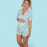 Blue Ribbon Blooms Women’s Dream Short Set