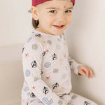 Hero | Bamboo Zip Pajamas | Milk & Baby