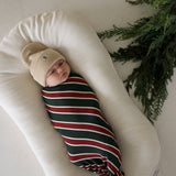 Holiday Stripe | Bamboo Swaddle