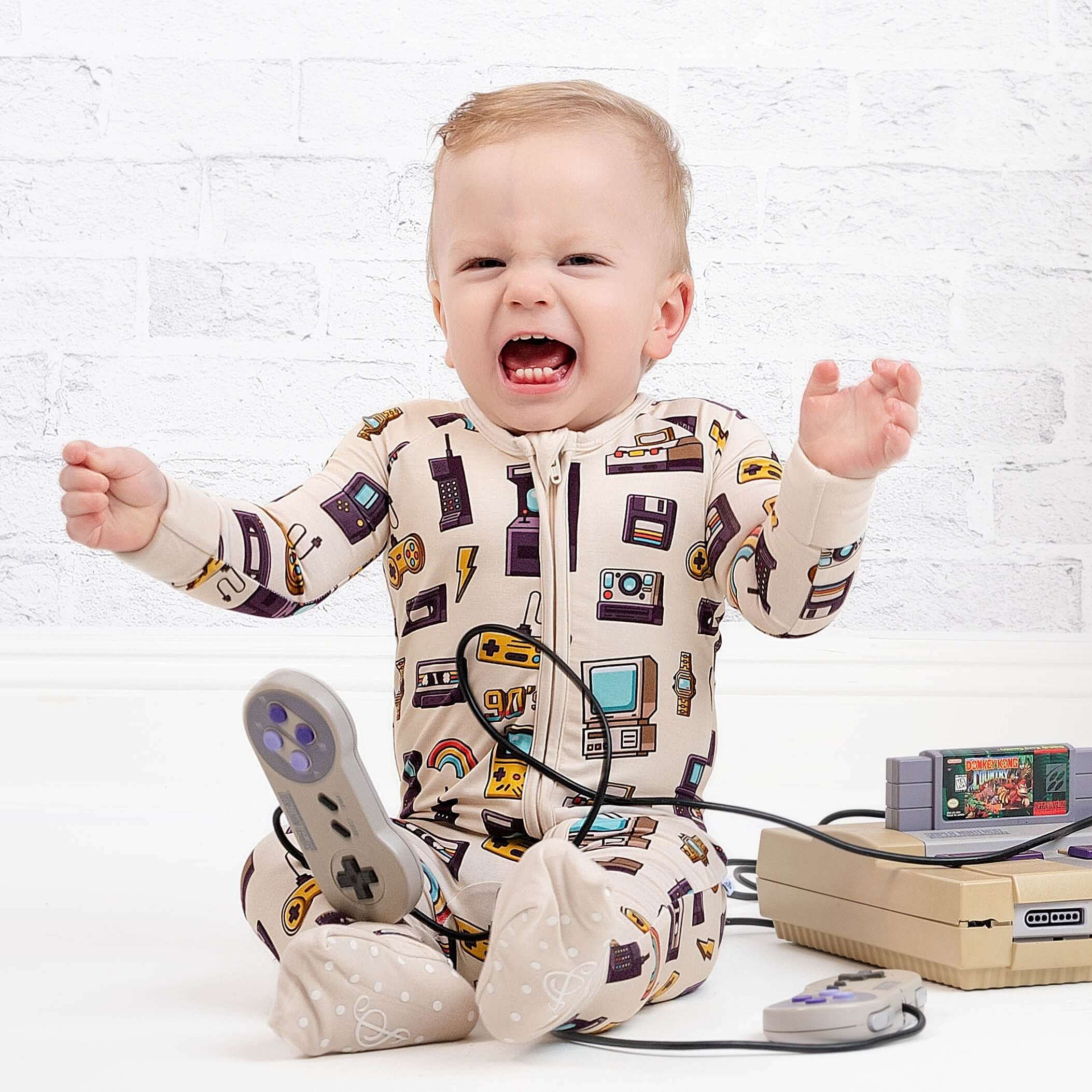 90's Retro Romper | Milk & Baby