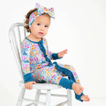 Whispering Wildflowers Ruffle Romper | Milk & Baby