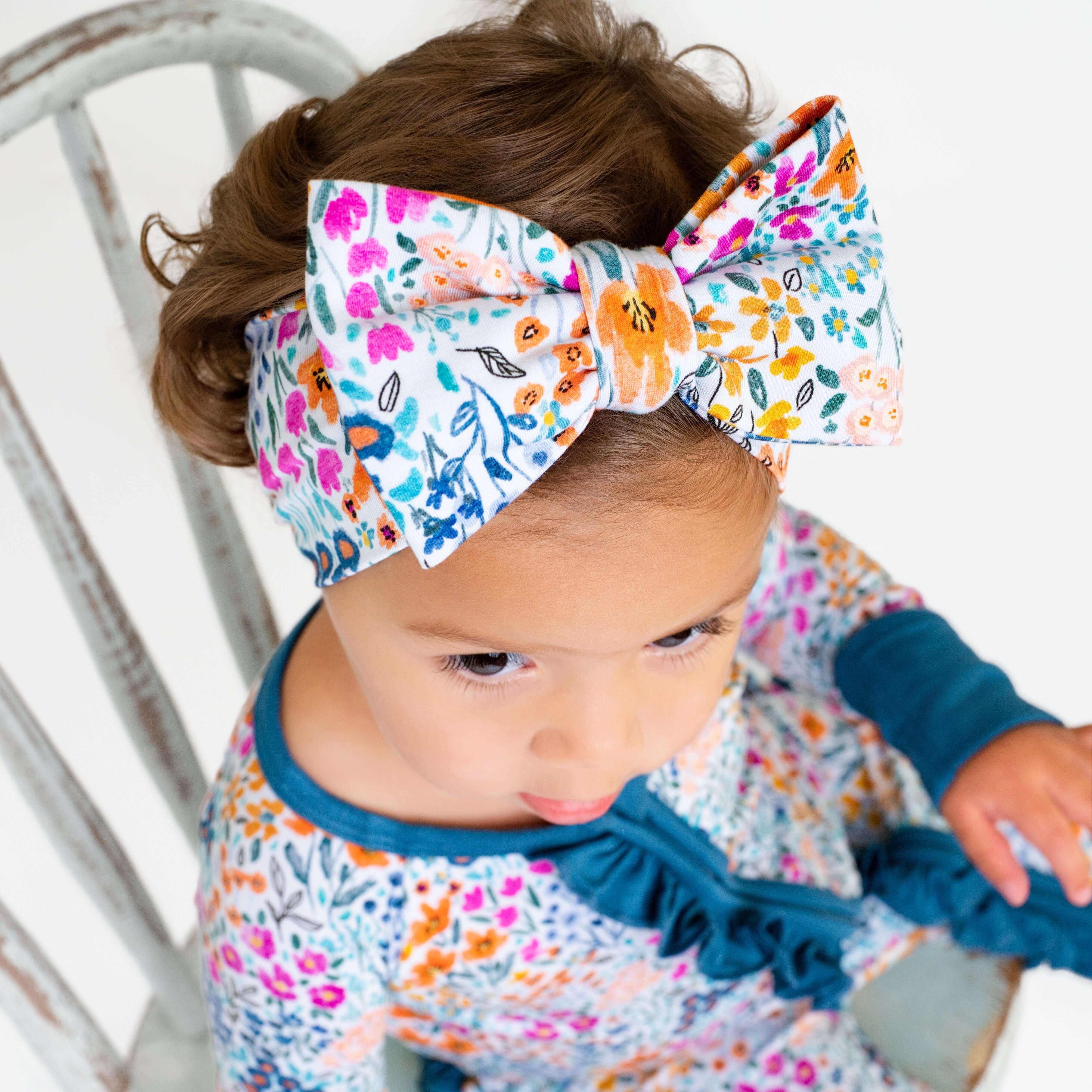 Whispering Wildflowers Bow | Milk & Baby