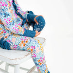 Whispering Wildflowers Ruffle Romper | Milk & Baby