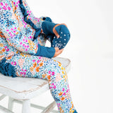 Whispering Wildflowers Ruffle Romper | Milk & Baby