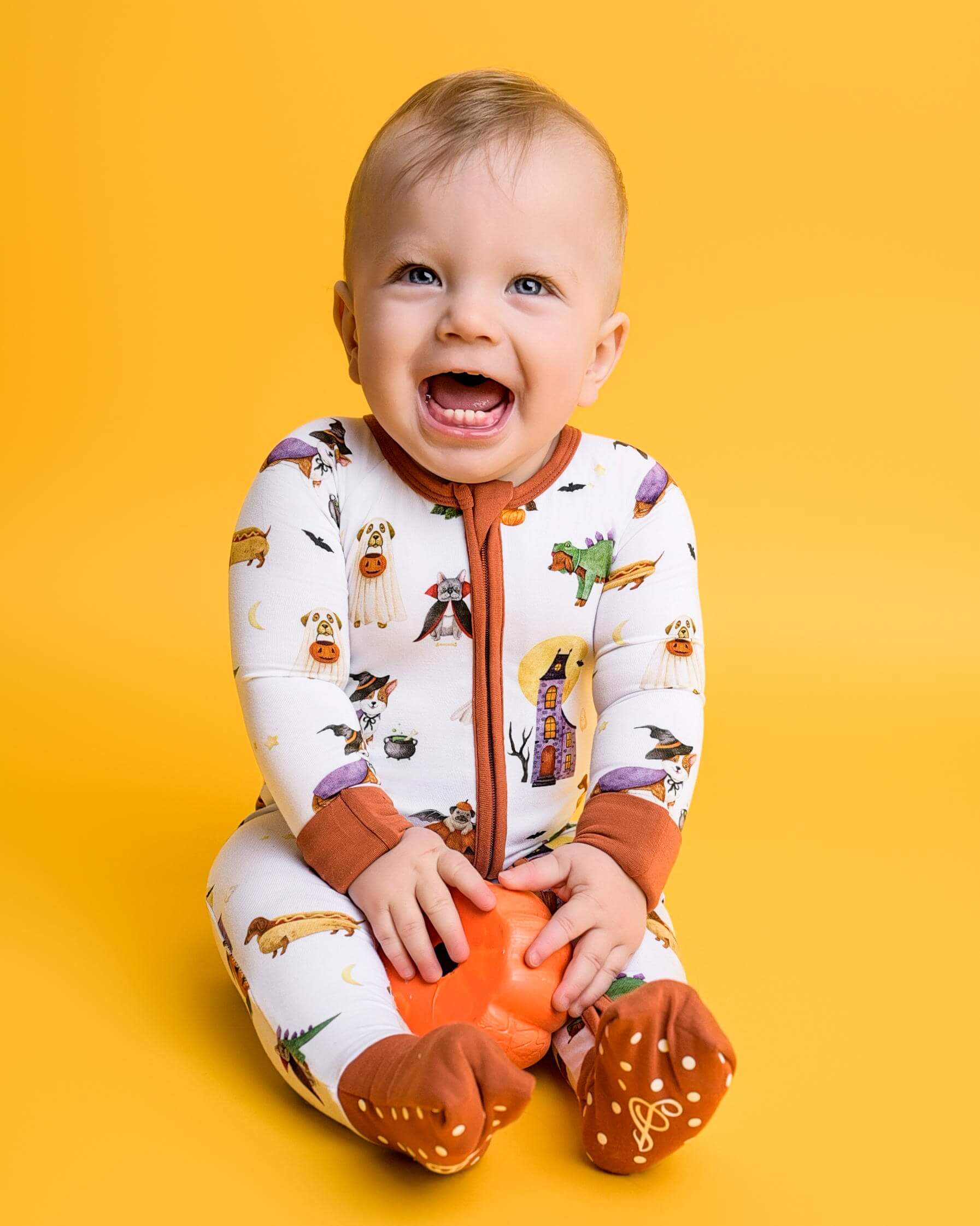Howl-O-Ween (Dog) Romper | Milk & Baby