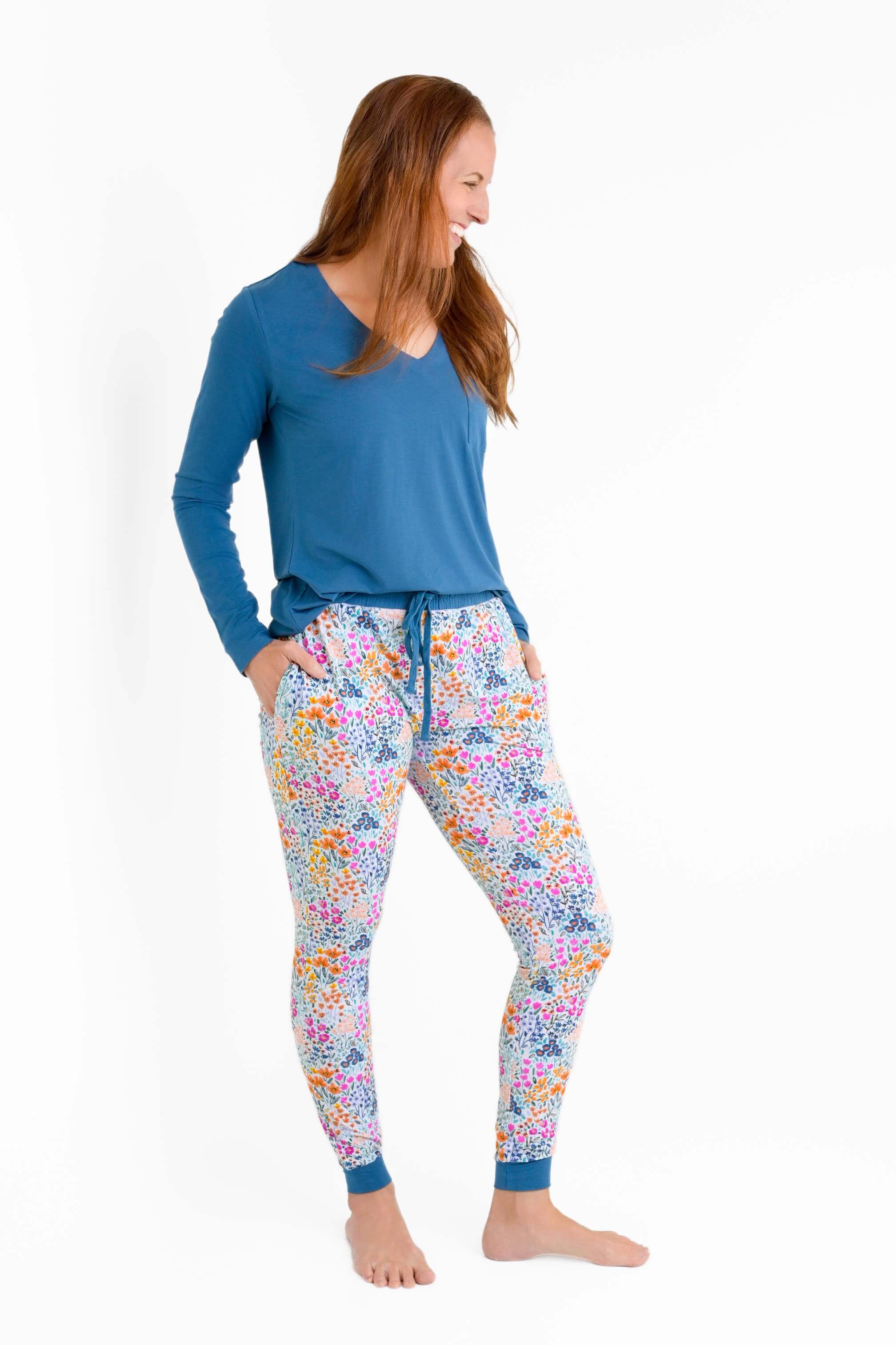 Whispering Wildflowers Women's Long Sleeve Shirt | Milk & Baby