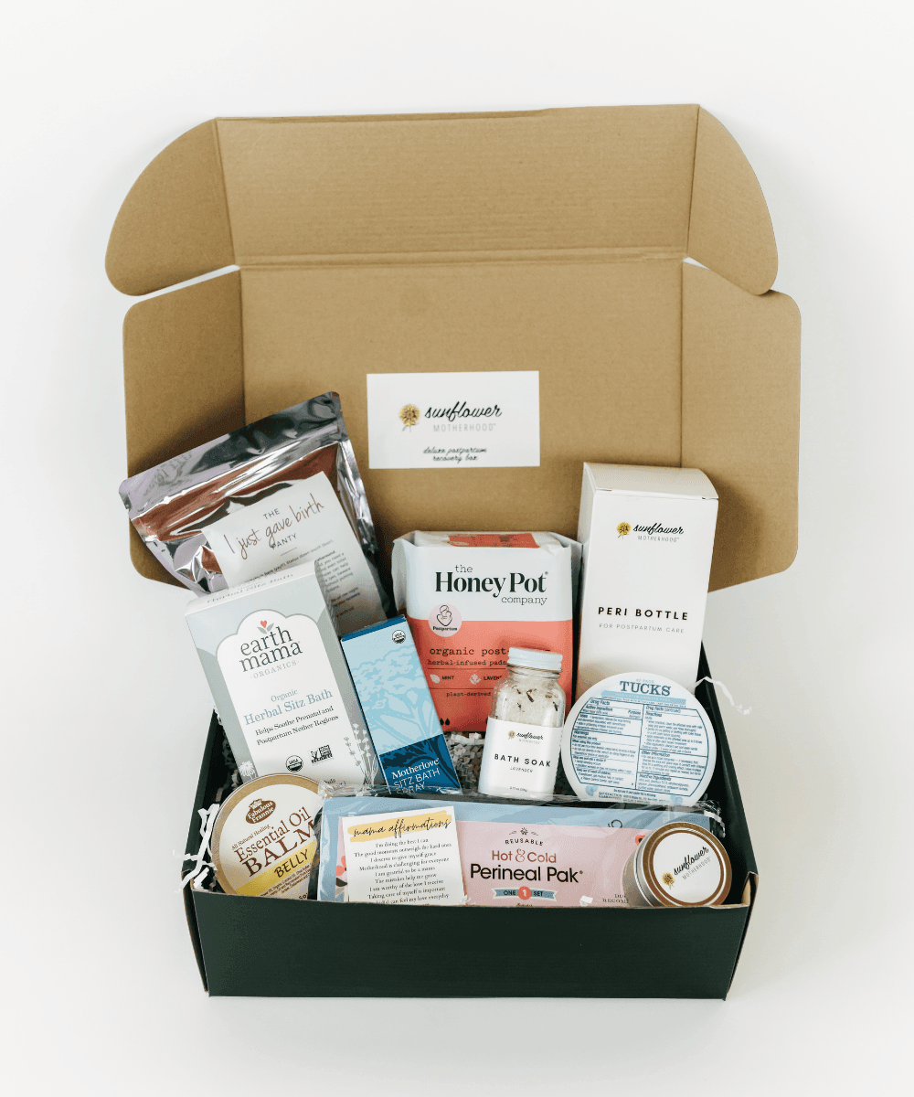 Deluxe Postpartum Recovery Box | Milk & Baby