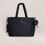 Utility-Strap Tote Diaper Bag - Black | Milk & Baby