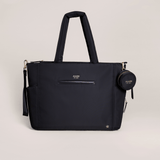 Utility-Strap Tote Diaper Bag - Black | Milk & Baby