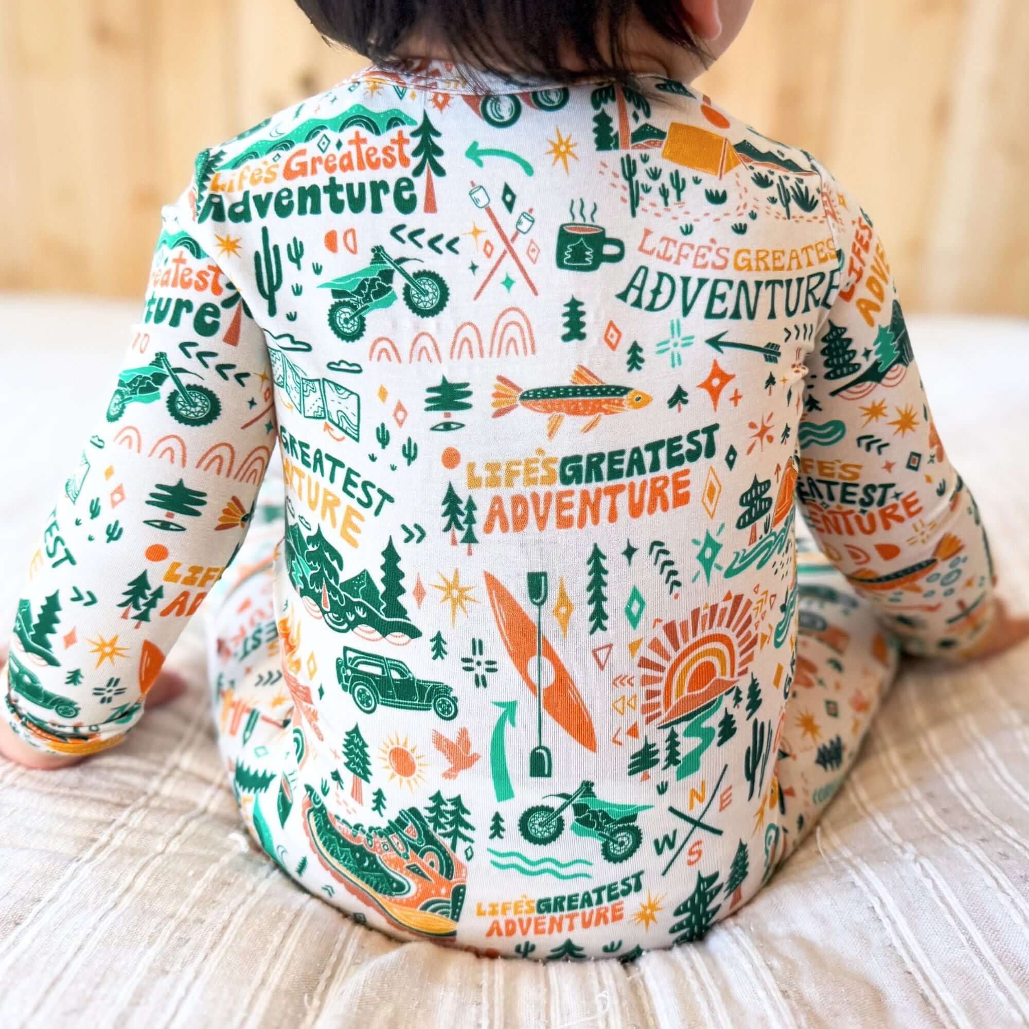 Wanderlust | The Second-Skin Footie | Milk & Baby