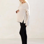 Arial Maternity & Nursing Sweater in Cream | Milk & Baby