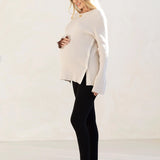 Arial Maternity & Nursing Sweater in Cream | Milk & Baby