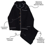 Allie Black Bamboo Women's Luxe Lounge Set