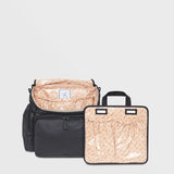 Caraa Baby Bag | Medium in Black Cotton