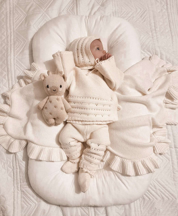 Bring Me Home Chunky Knit Bundle | Cream Milk & Baby