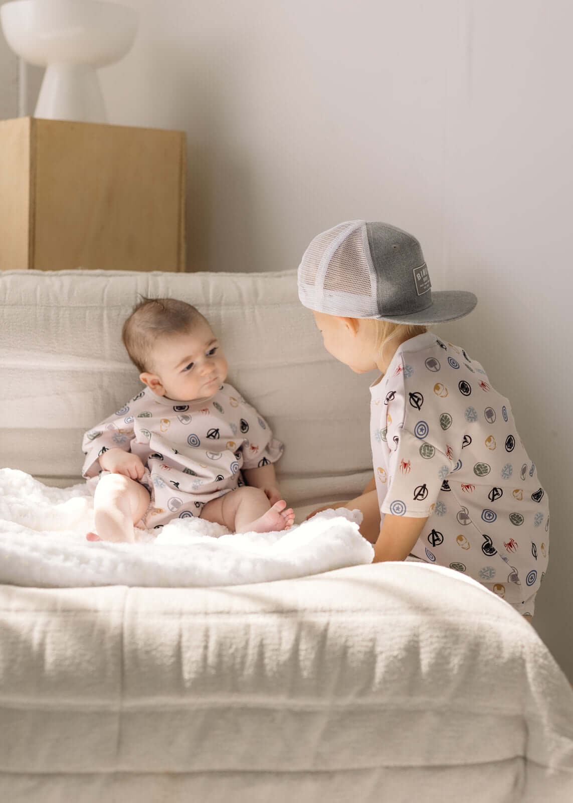 Hero | Short Sleeve Romper | Milk & Baby