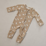 Bunnies | Bamboo Zip Pajamas