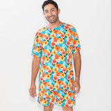 Tropical Dreams | Crew Neck Short Pajamas