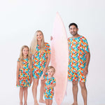 Tropical Dreams | Crew Neck Short Pajamas | Milk & Baby