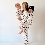 Black & White Yin Yang | Women's Bamboo Pajamas | Milk & Baby